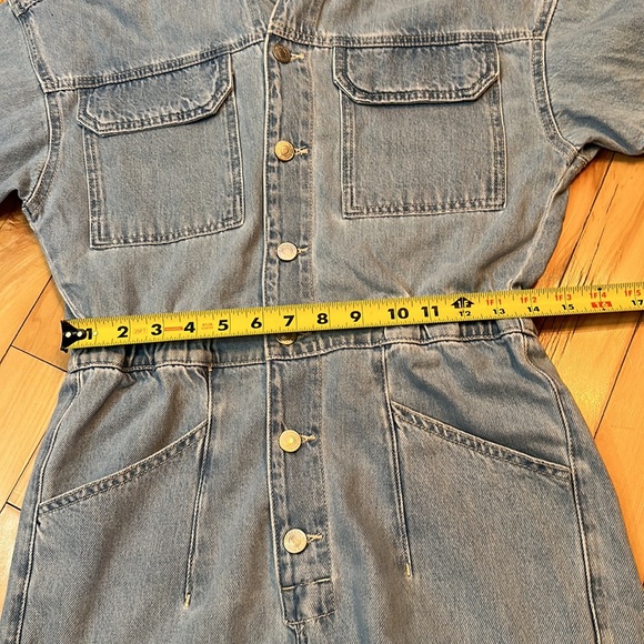 BNWT Free People We The Free Marci Denim Coveralls - Picture 12 of 15